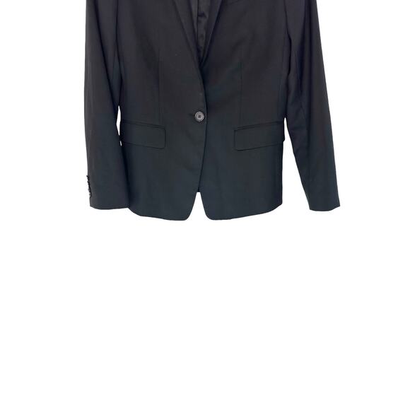 J.Crew Super 120's Black Career Office Four Season stretch Regent Blazer Size 4 - Picture 4 of 11